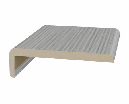 Перекладина наличника плоский телескоп. 75*6*2050 мм, ЭКО-шпон Дуб серый FL